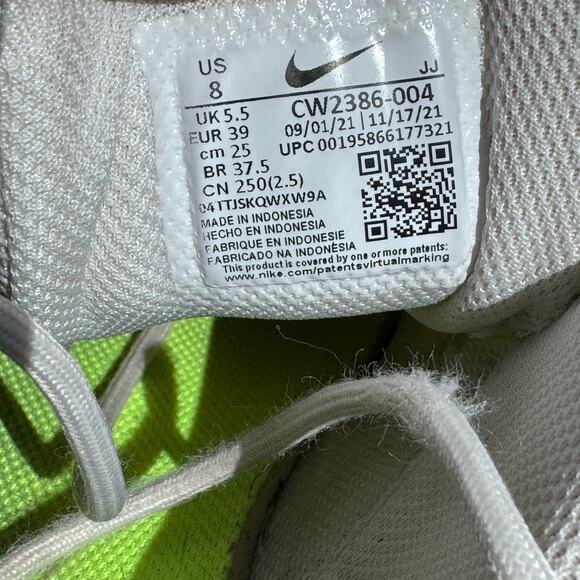 Nike Crater Impact Running Shoes Sneakers Low Top CW2386-004 Beige Womens Size 8 - Picture 9 of 9